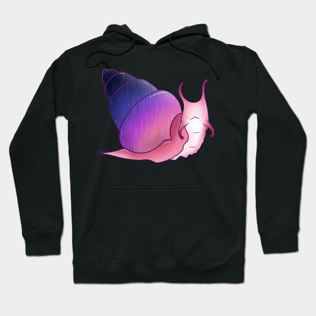 Genderfluid Pride Snail Hoodie by Qur0w